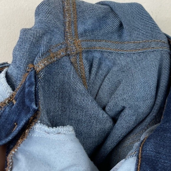 Madewell 10" High Rise Skinny Jeans Insuluxe Dark Wash Denim Size 24 AF686 - Picture 14 of 16